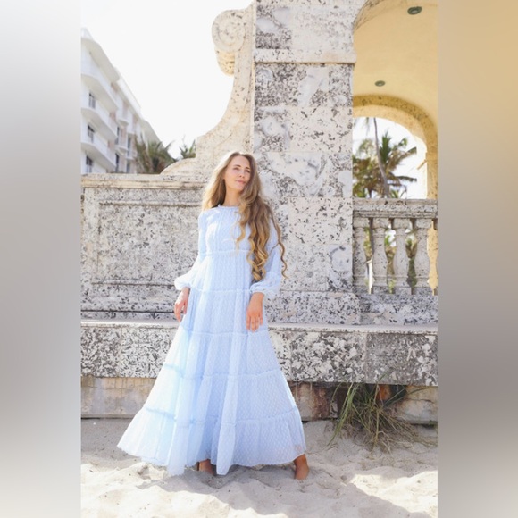 🚨 🚨 ISO 🚨 🚨 Dainty Jewells Bella Bleu Maxi Dress - Picture 3 of 3